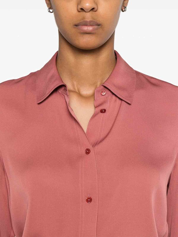 VINCE buy online ブラウス - ダークレッド