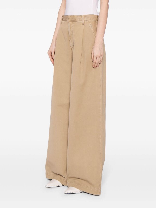 The Best Shops AGOLDE: カジュアルトラウザー - カジュアルパンツ - ベージュ