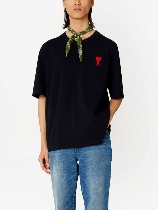 シャツ - 黒 shop online: AMI PARIS