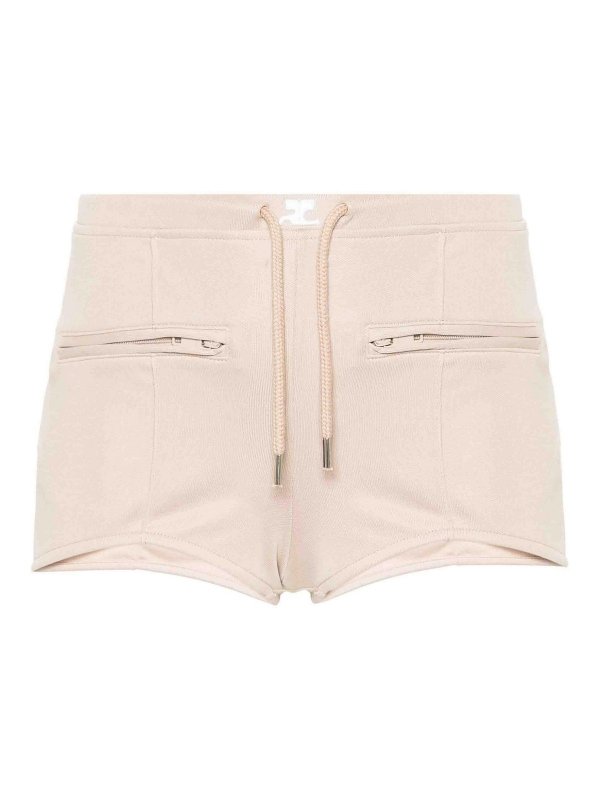 Courreges: Trousers Shorts - Short Interlock