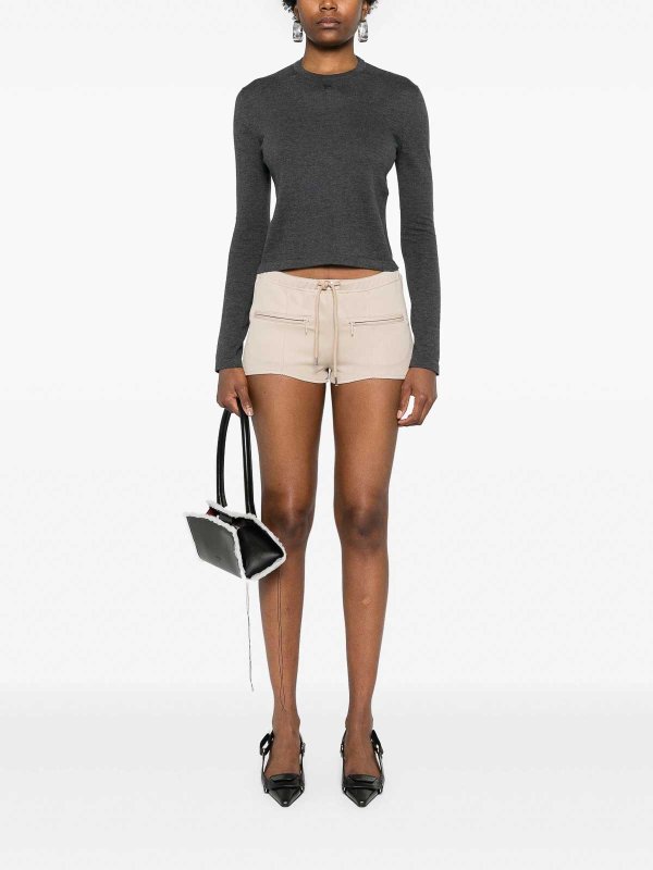 Courreges: Trousers Shorts online - Short Interlock