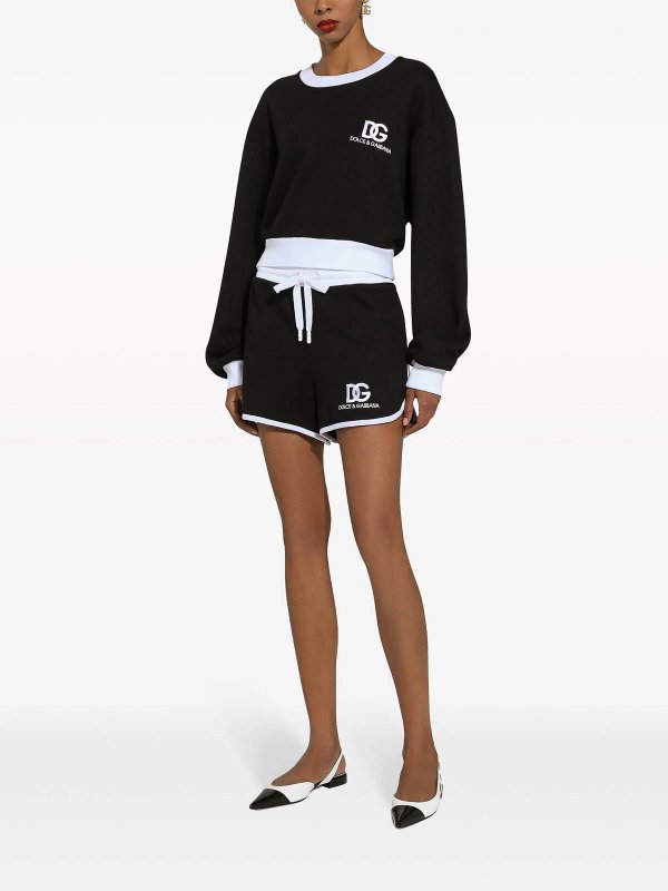 The Best Shops DOLCE & GABBANA: トラウザーショーツ - ショートパンツ - 黒