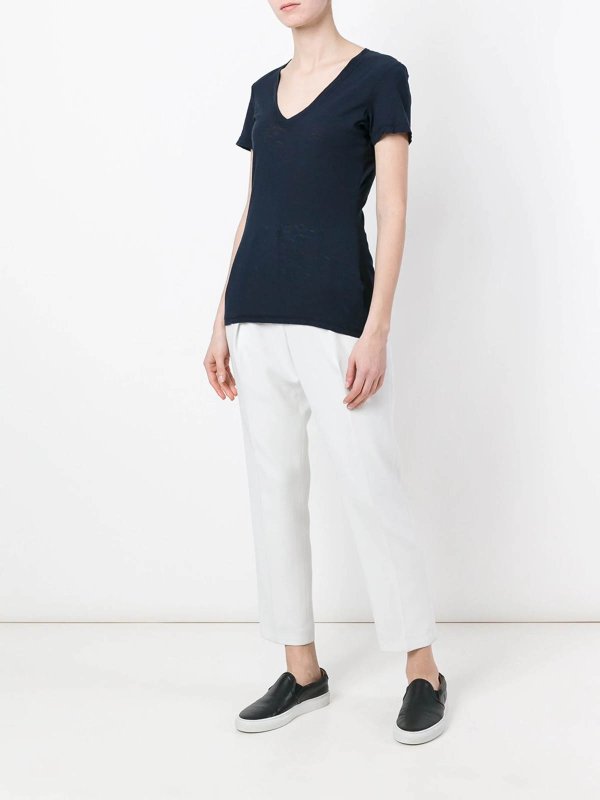 JAMES PERSE: t-shirts online - Tshirt Scollo V Avvitata