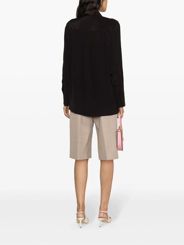 シャツ - 黒 shop online: VICTORIA BECKHAM