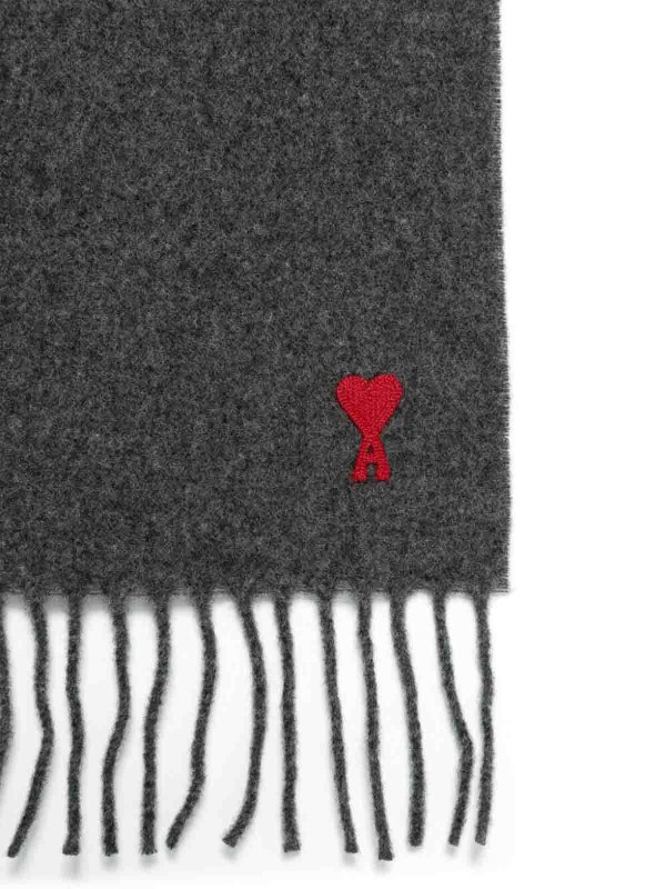 AMI PARIS: スカーフ online - スカーフ - ダークグレー