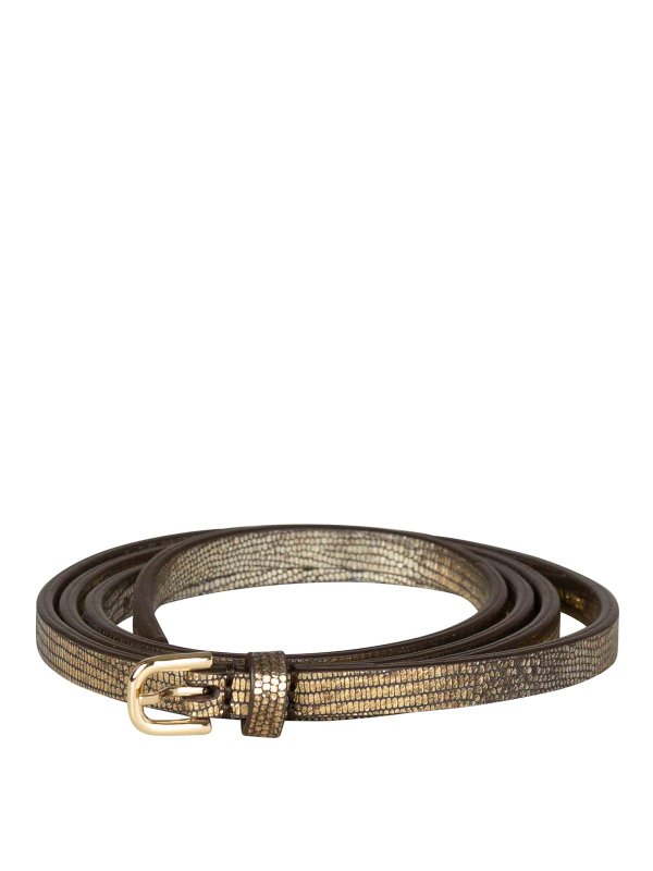 DRIES VAN NOTEN: Ceintures - Ceinture - Bronze