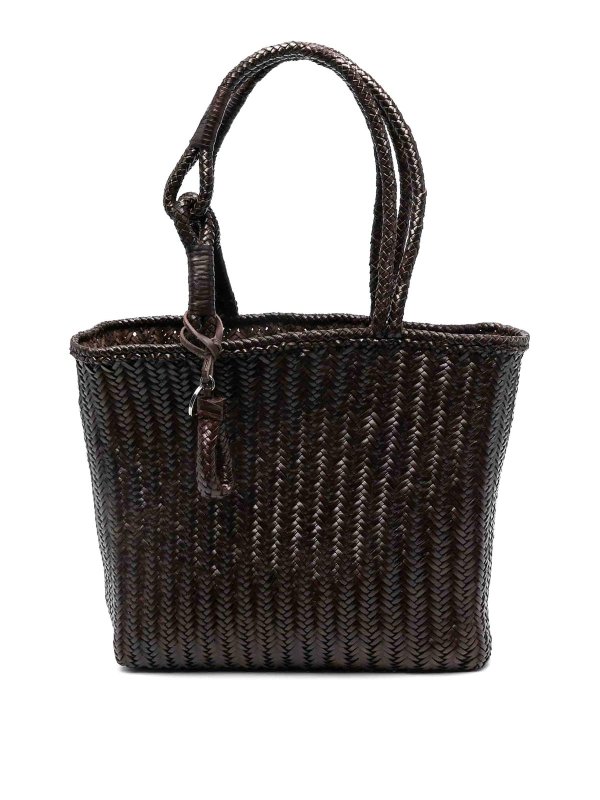 LEMAIRE: totes bags - Chewron Leather Tote