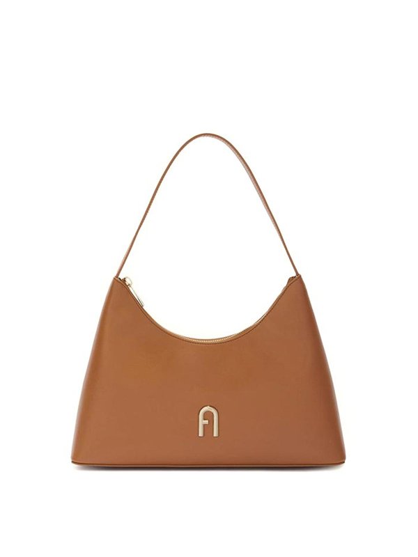 FURLA: クロスボディバッグ - クロスボディバッグ - ベージュ