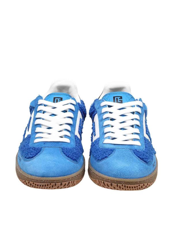 The Best Shops Balmain: trainers - Swan Sneakers In Suede And Bouclette