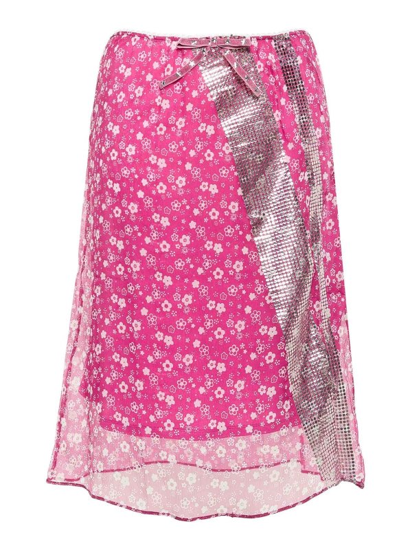 CORMIO: ニーレングススカート＆ミディ丈 - 膝丈/ミディスカート - フクシア