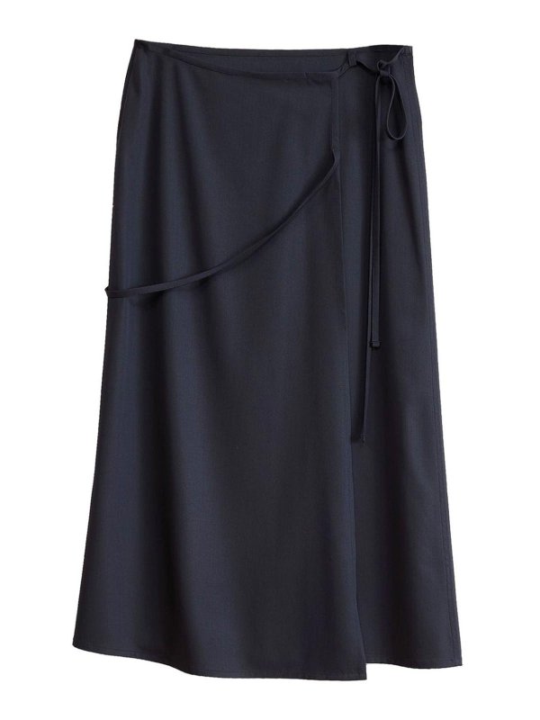 LEMAIRE: Knee length skirts & Midi - Tie-Fastening Wrap Maxi Skirt