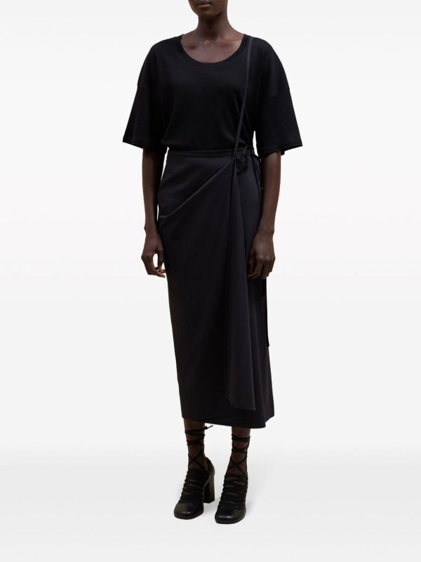 LEMAIRE: Knee length skirts & Midi online - Tie-Fastening Wrap Maxi Skirt