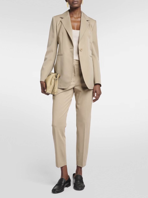 Max Mara: Trousers Shorts online - Pegno Jersey Trousers