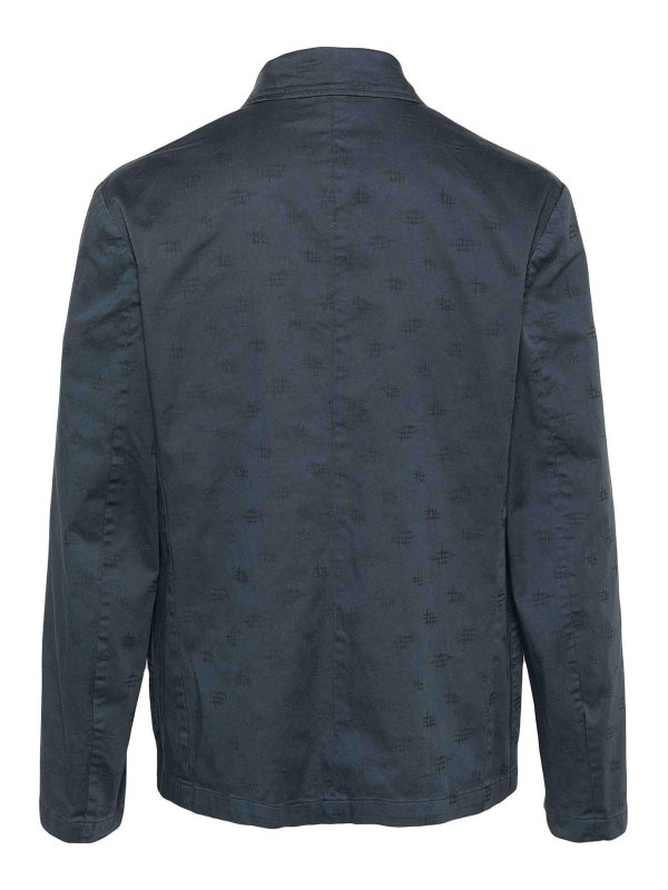 PAUL SMITH: casual jackets online - Monogram-Jacquard Shirt Jacket