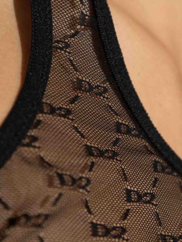 Top - Noir shop online: DSQUARED2