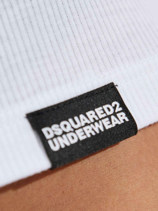 Logo-Patch Tank Top shop online: DSQUARED2