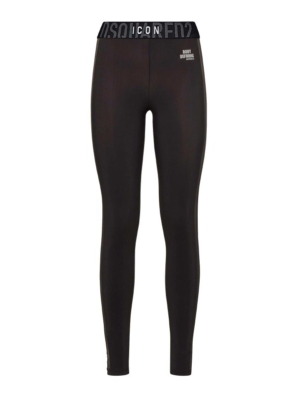 DSQUARED2: Leggings - Leggins - Negro