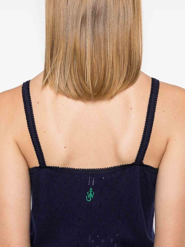 J.W. ANDERSON buy online トップ/タンクトップ - ダークブルー