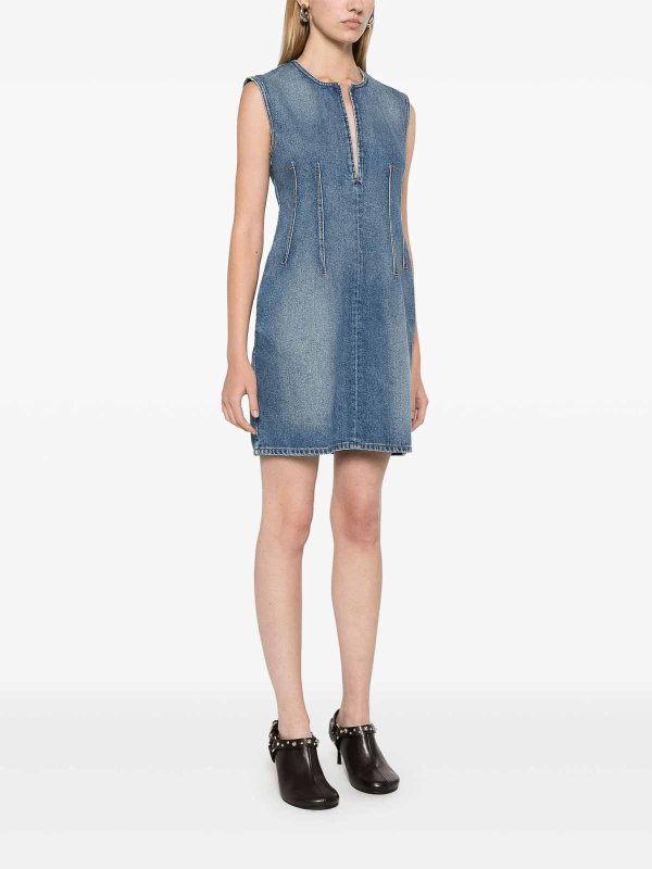 STELLA McCARTNEY: short dresses online - Denim Mini Dress
