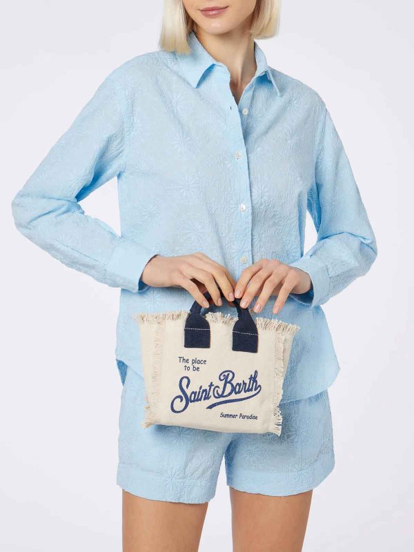 クロスボディバッグ - ベージュ shop online: MC2 SAINT BARTH