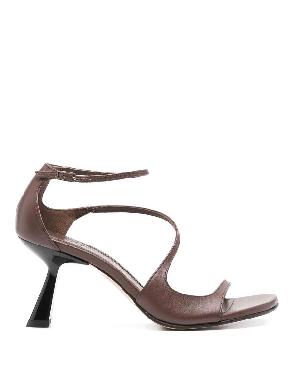 SOULIERS MARTINEZ: サンダル - サンダル - ダークブラウン