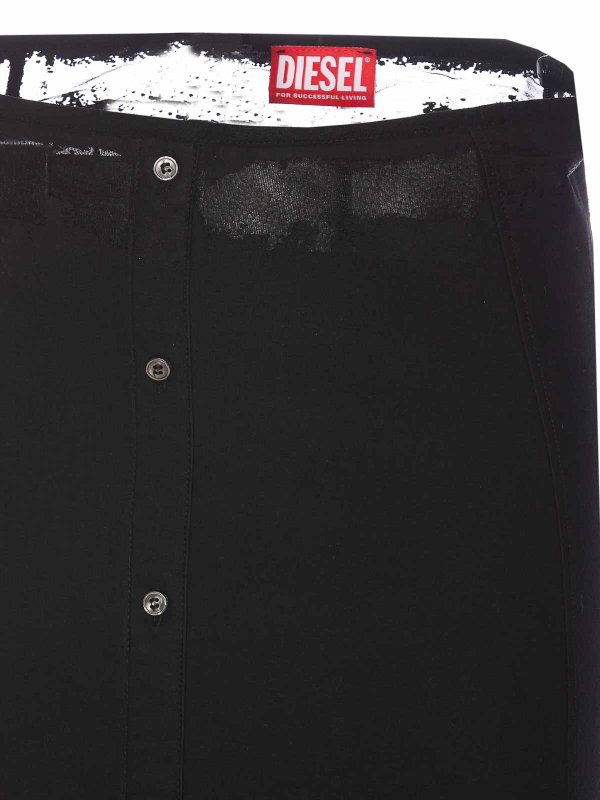 Gonna nera shop online: DIESEL