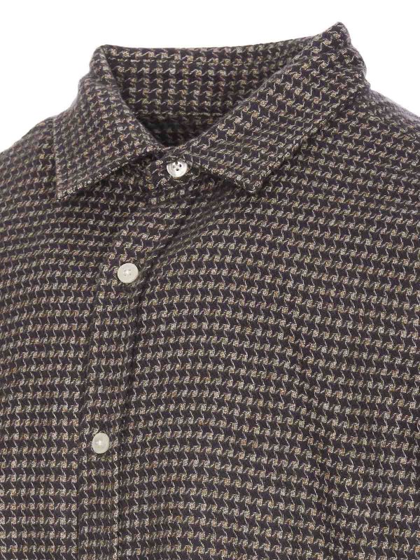 The Best Shops EDMMOND STUDIOS: shirts - Grey Check Shirt