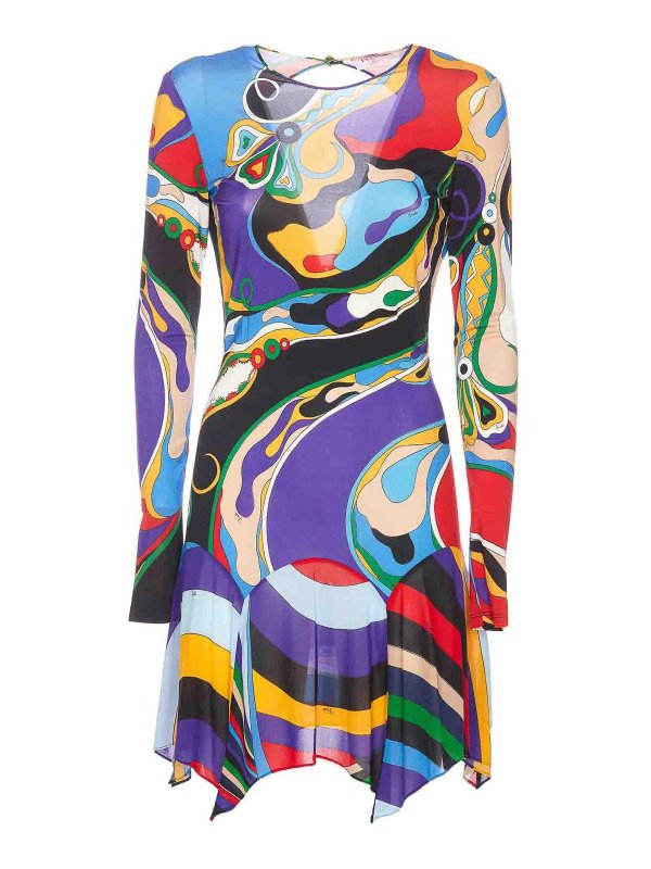 EMILIO PUCCI: ショートドレス - ショートドレス - マルチカラー