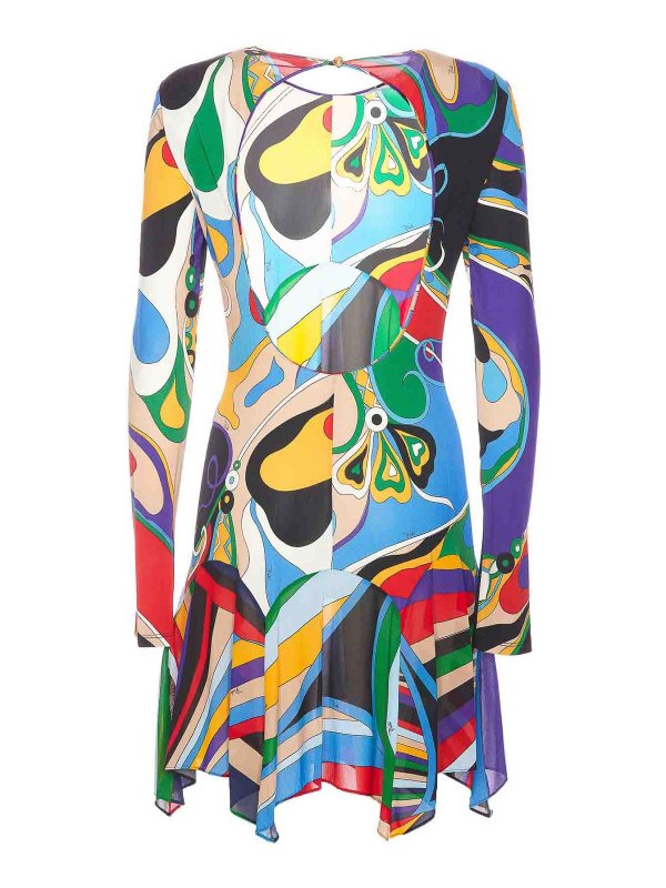 EMILIO PUCCI: ショートドレス online - ショートドレス - マルチカラー