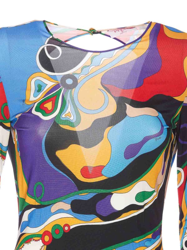 ショートドレス - マルチカラー shop online: EMILIO PUCCI