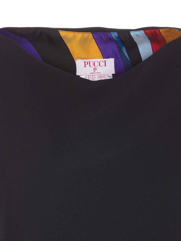 トップ/タンクトップ - 黒 shop online: EMILIO PUCCI