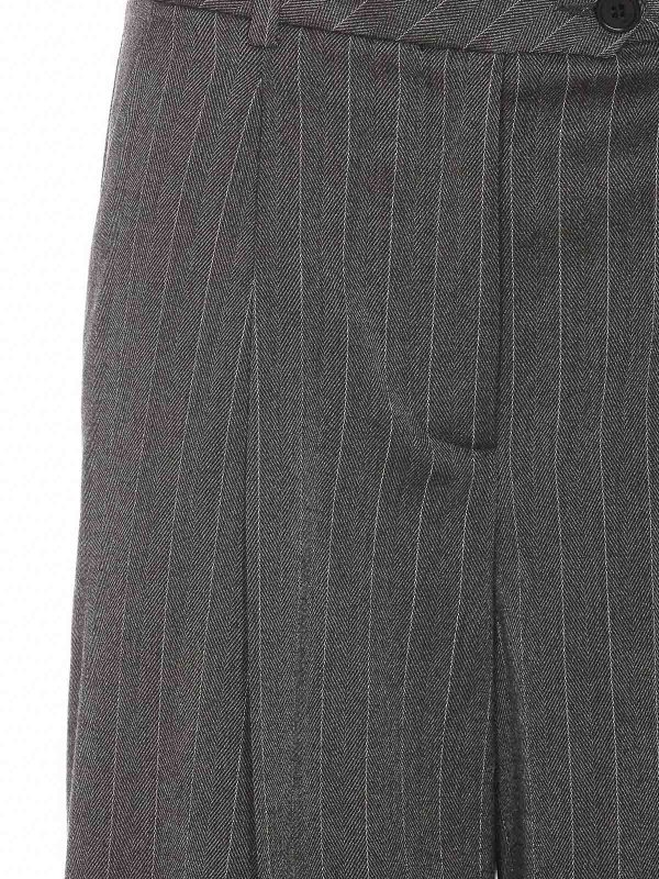 Pantaloni a righe svasati shop online: Liu Jo