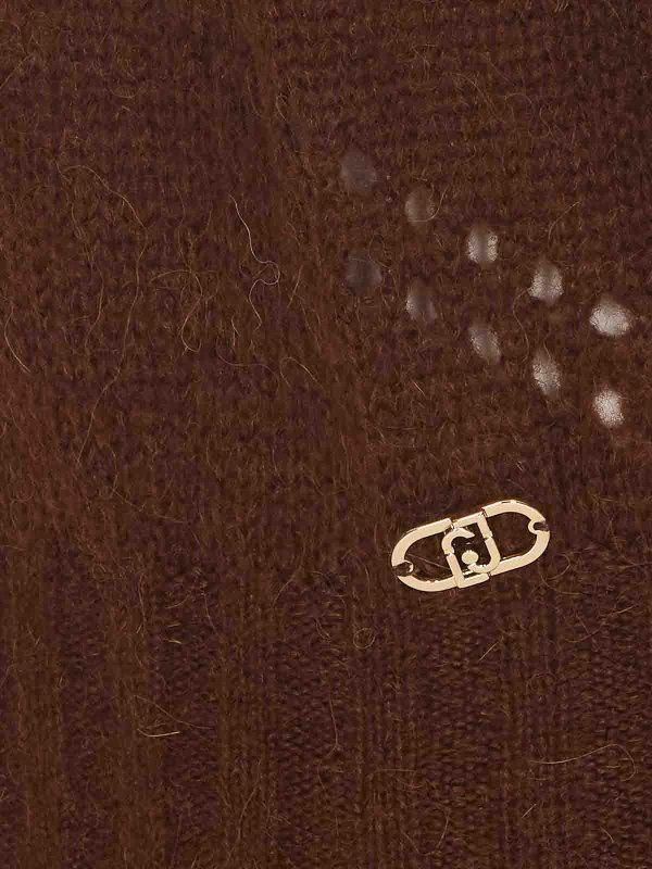 The Best Shops Liu Jo: クルーネック - クルーネック - ブラウン