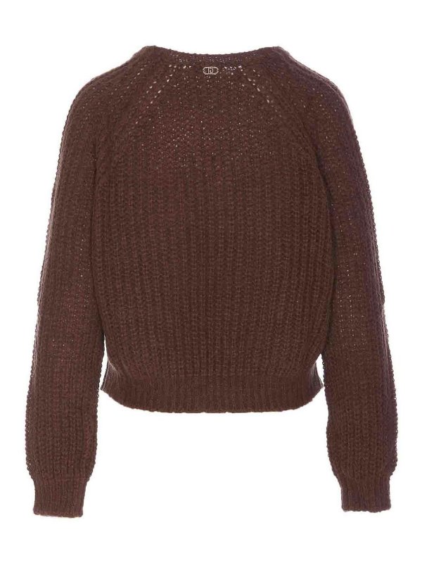 Liu Jo: クルーネック online - クルーネック - ブラウン