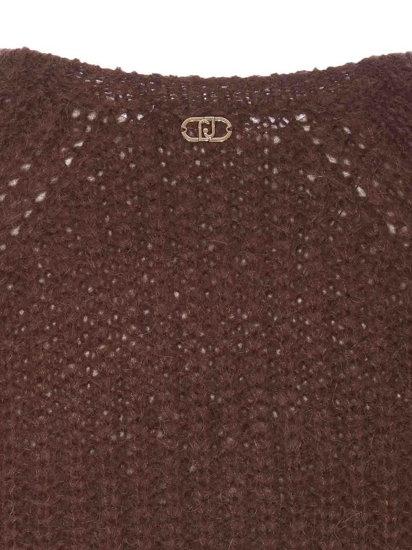 The Best Shops Liu Jo: クルーネック - クルーネック - ブラウン