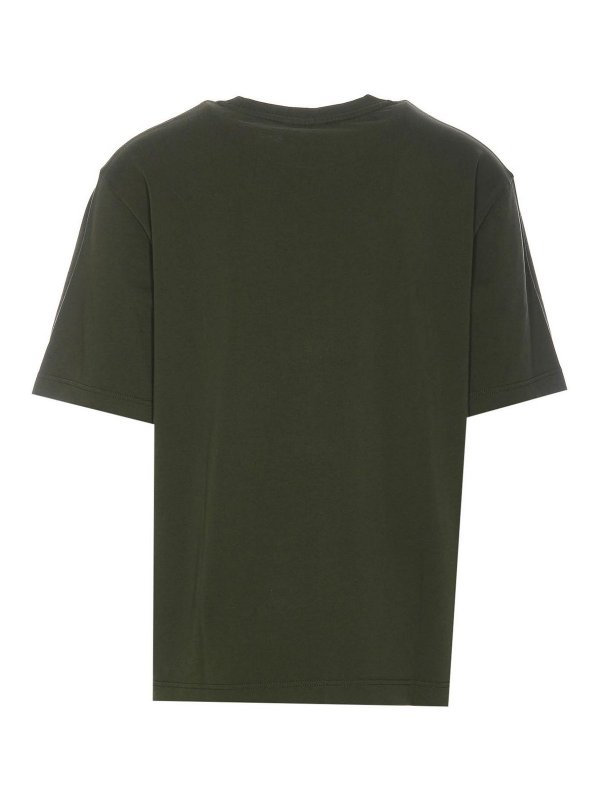 MAISON KITSUNÉ: t-shirts online - Bold Fox Head Patch T-Shirt