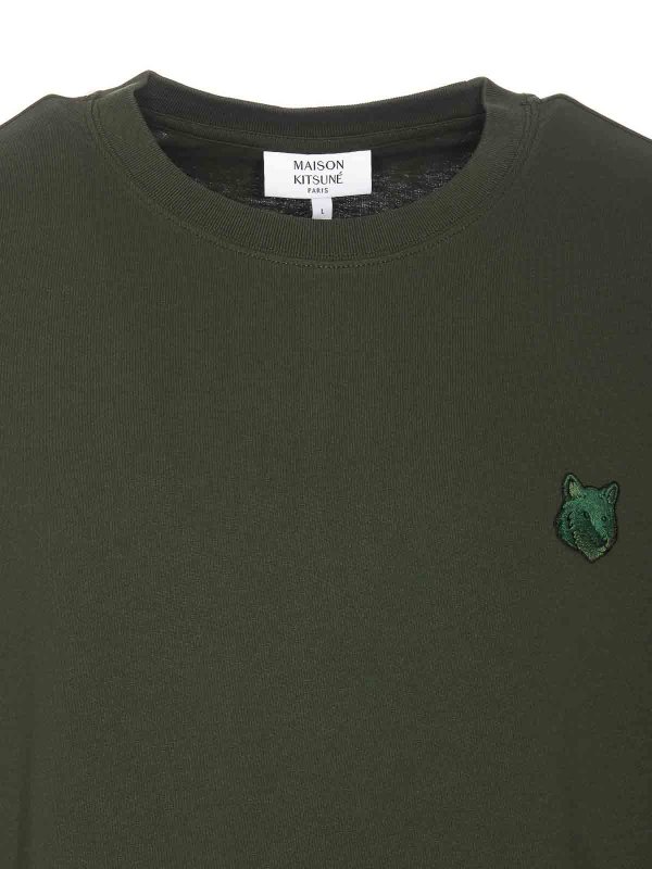 Bold Fox Head Patch T-Shirt shop online: MAISON KITSUNÉ