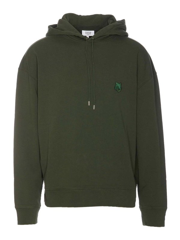 MAISON KITSUNÉ: Sweatshirts und Pullover - Sweatshirt - Grün