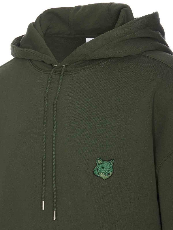 The Best Shops MAISON KITSUNÉ: Sweatshirts und Pullover - Sweatshirt - Grün