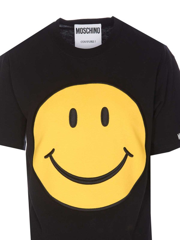 クルーネック - 黒 shop online: MOSCHINO