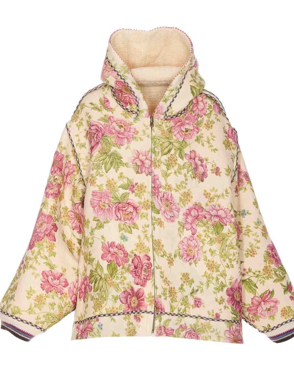 Beige Reversible Jacket shop online: PÉRO