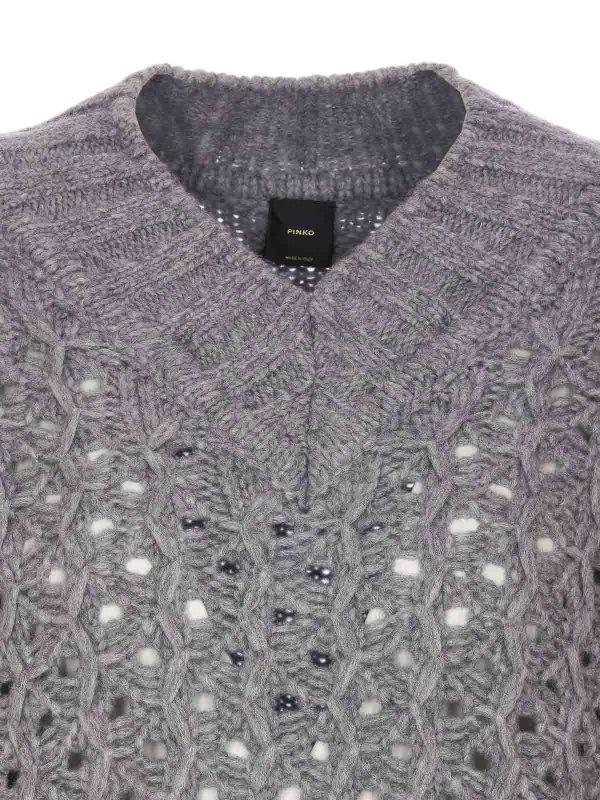 Rundhalspullover - Silber shop online: Pinko