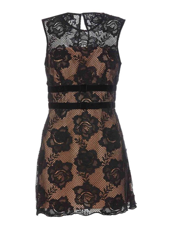 Self Portrait: Kurze Kleider - Kurzes Kleid - Schwarz