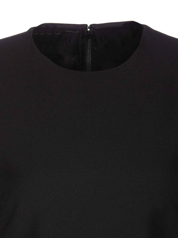 ショートドレス - 黒 shop online: VALENTINO GARAVANI