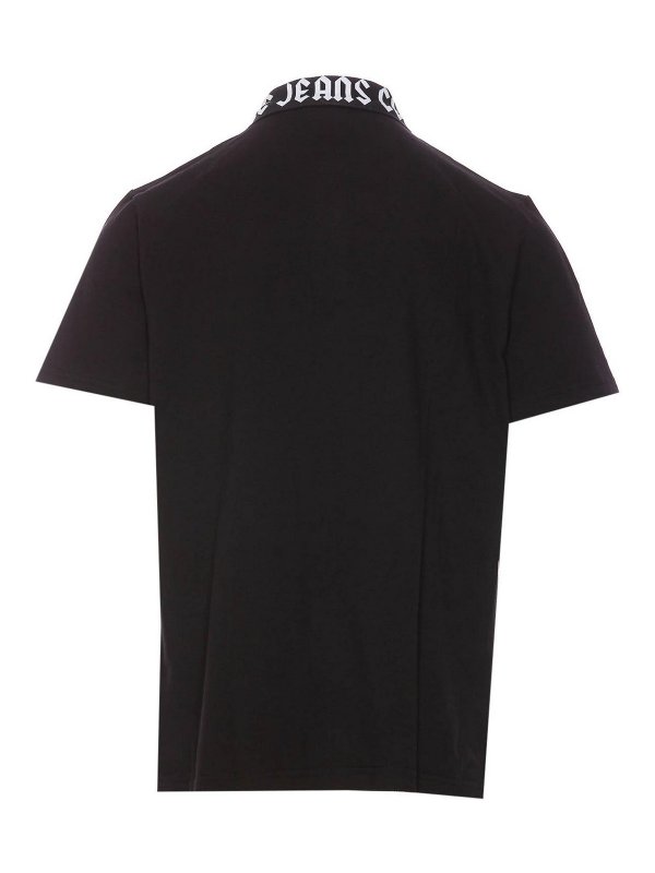 Versace Jeans Couture: polo online - Polo regolare con logo gotico