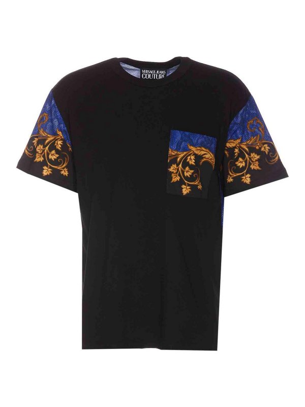 Versace Jeans Couture: t-shirts - Lizard T-Shirt