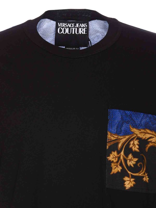 Lizard T-Shirt shop online: Versace Jeans Couture