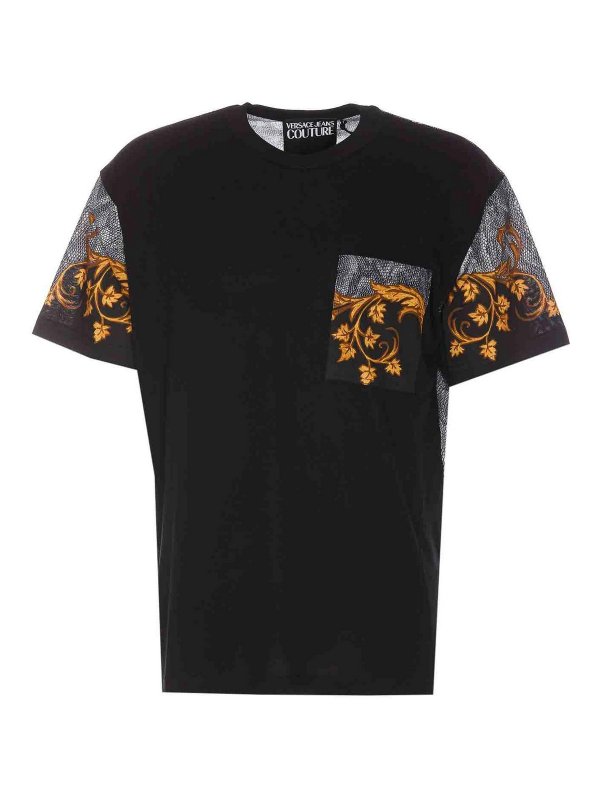 Versace Jeans Couture: t-shirts - Lizard T-Shirt