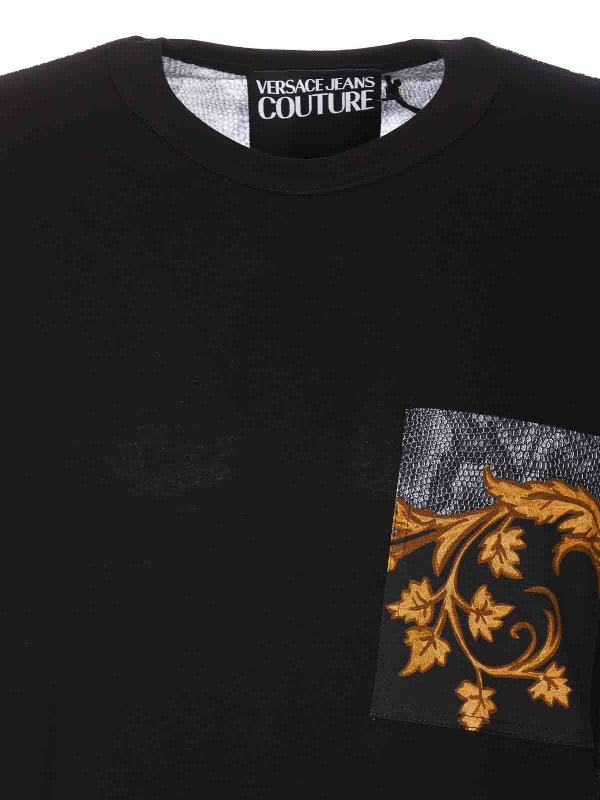 Lizard T-Shirt shop online: Versace Jeans Couture
