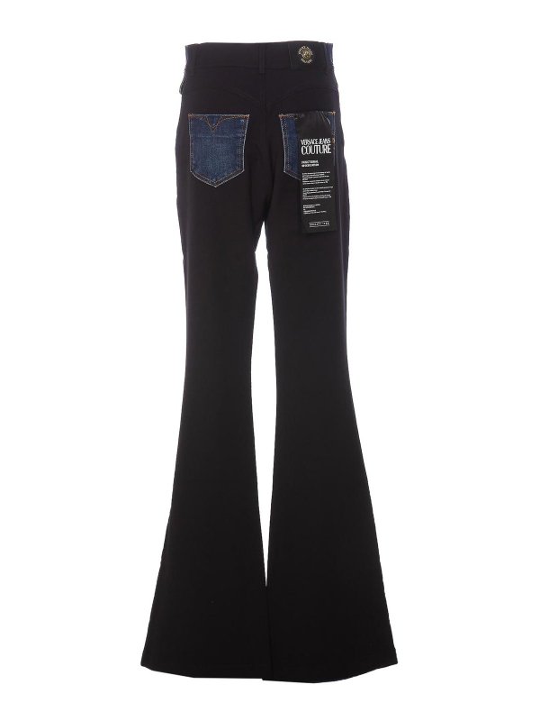 Versace Jeans Couture: ブーツカットジーンズ online - ブーツカットジーンズ - ブルー